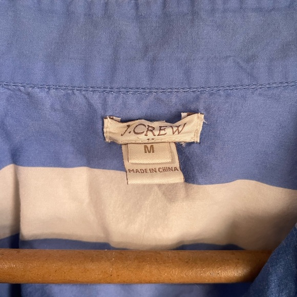 J. Crew striped button down blouse - Picture 2 of 4